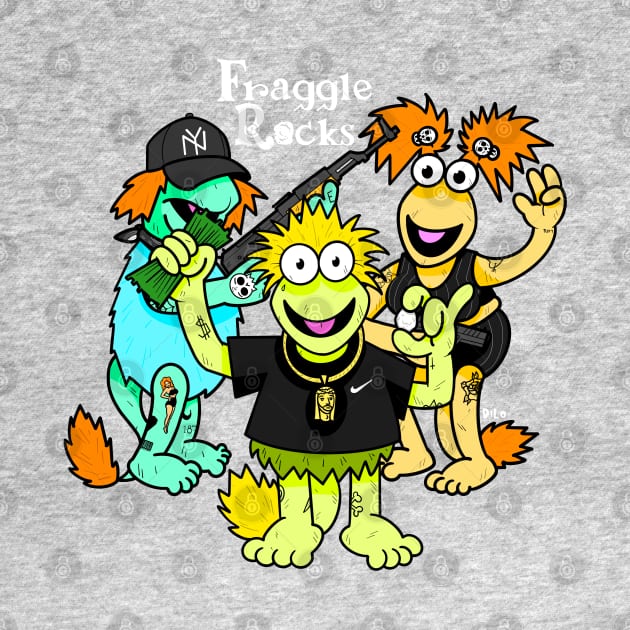 Fraggle Rocks by DiLoDraws